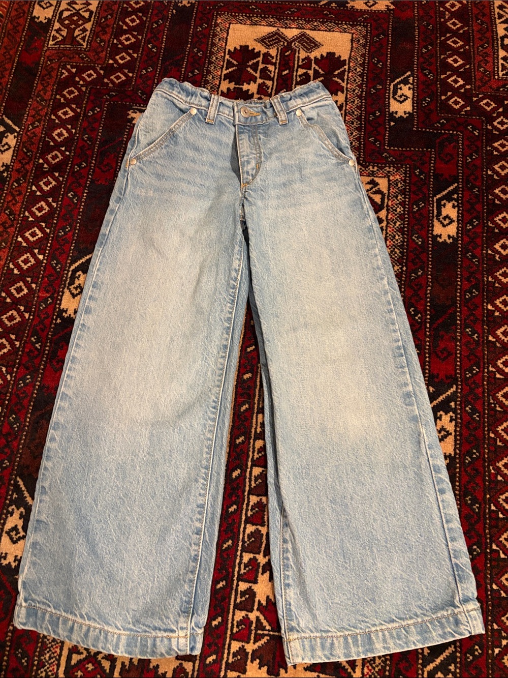 Light Wash Wide Leg Women's Jeans - Casual High-Rise Style